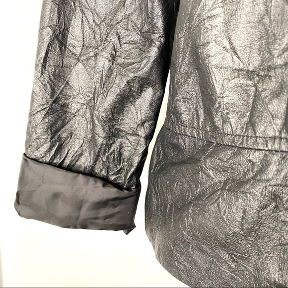 Textured Ruffle Front Coat - Picture 6 of 13